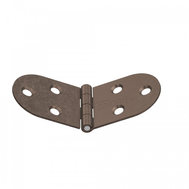 OVAL FLAT HINGE 32x80 / ANTIQUE